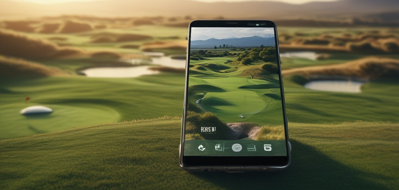 Digital golf course map