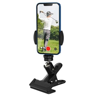 Smartphone-Halterung für Golfaufnahmen.