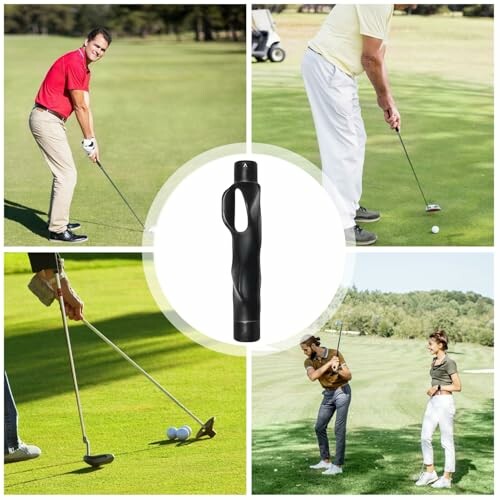 Golfer beim Training auf dem Golfplatz