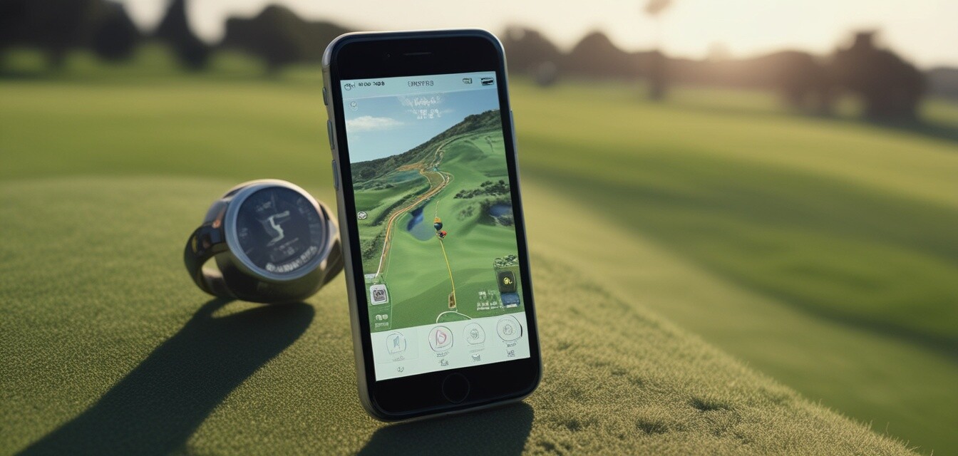 Wearable GPS device for golfers.